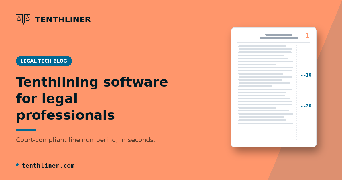 How to Number Every Tenth Line in a PDF Without Retyping